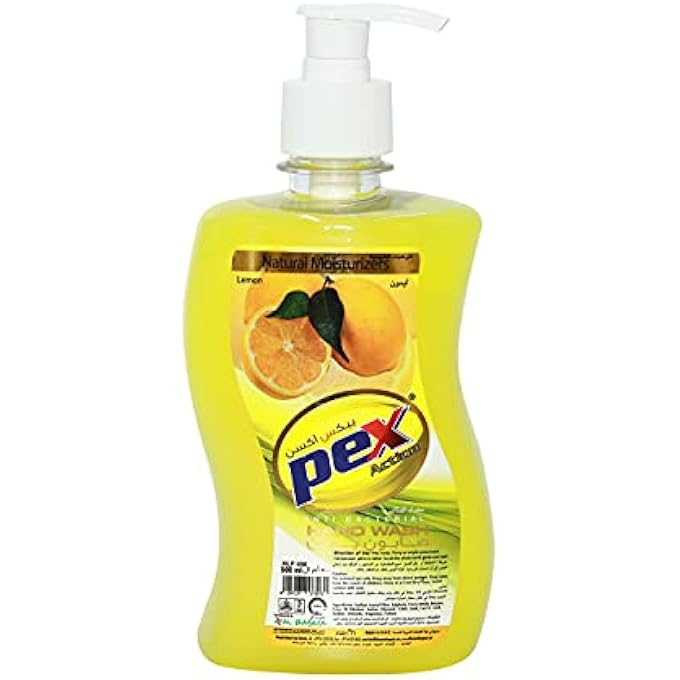Pex ACTIVE ANTIBACTERIAL HAND WASH LEMON 500 ML - Image 1